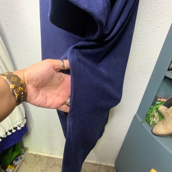 305. Ruby Ribbon Suede like reversible Dress Tunic Medium - Picture 6 of 10